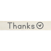 Vaessen creative • ribbon 20mx15mm eng thanks - afbeelding 1