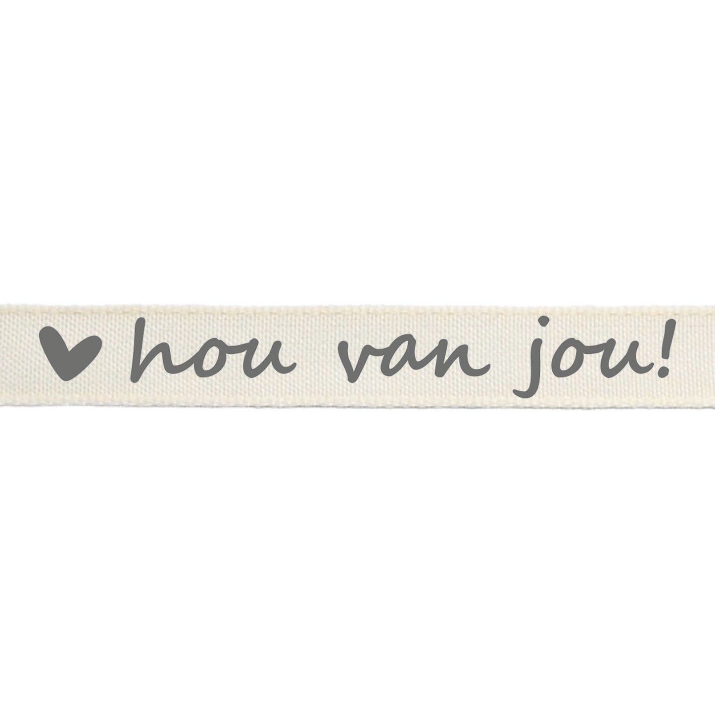 Vaessen creative • ribbon 20mx15mm nl hou van jou