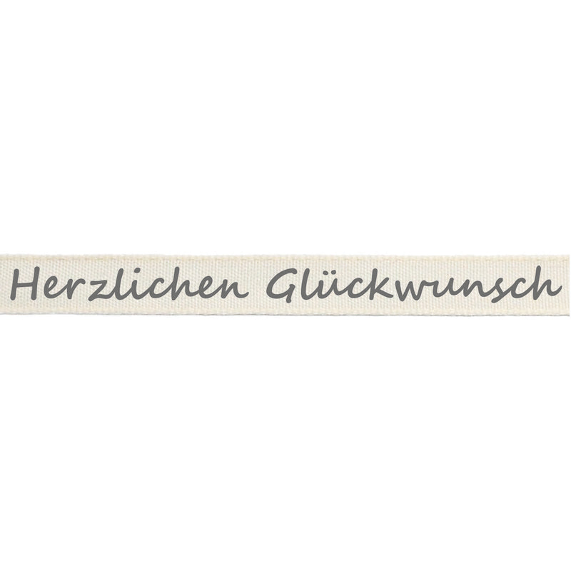 Vaessen creative • nastro 20mx15mm il glückwunsch originale