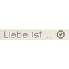 Vaessen creative • ribbon 20mx15mm de liebe ist ...