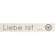 Vaessen creative • cinta 20mx15mm de liebe ist ...