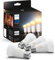 Lámparas Philips hue - luz blanca cálida a fría - E27 - 800 lúmenes - Bluetooth - 4 piezas