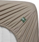Ropa de cama de algodón percal - sábana ajustable - 180x220 - arena
