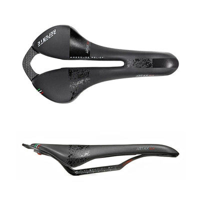 Sillín F-tech arrepentido artax glm 142 mm tecnología lcf rieles de carbono barro negro