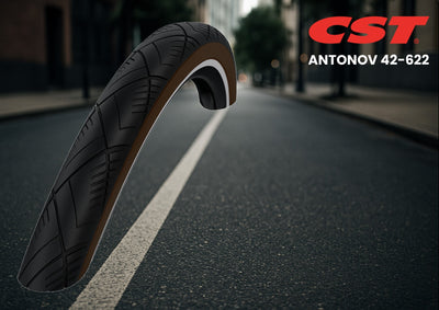 Cst pneumatico antonov 28 x 1.60'' 42-622 - marrone nero con riflesso