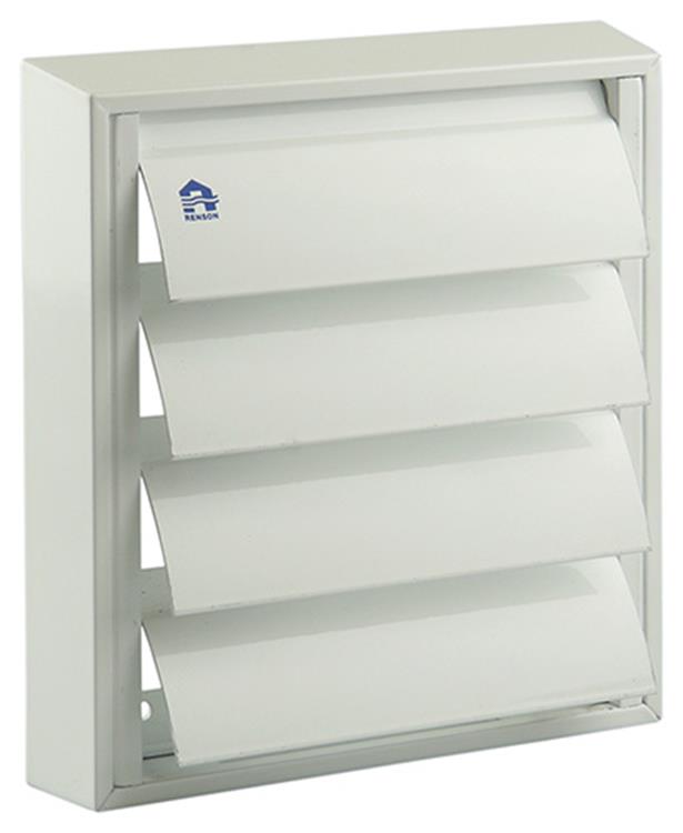 Renson 1006251 - Rejilla campana extractora de superficie 433 aluminio ral 9010 173x173mm | 2 piezas