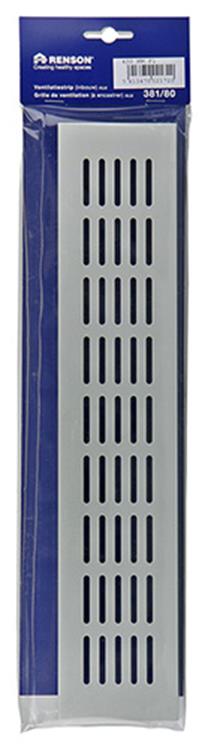 Renson 1006245 - tira de ventilación aluminio ral 9010 381 80- 400mm | 2 piezas