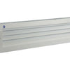 Renson 1006215 - rejilla puerta 461 aluminio ral 9010 425x76mm | 2 piezas