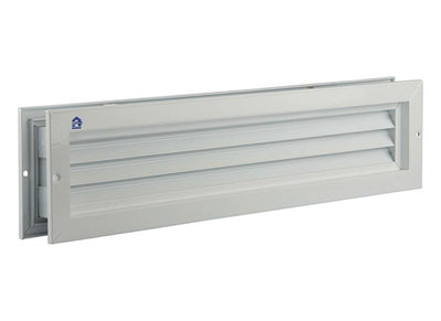 Renson 1006215 - deurrooster 461 alu ral 9010 425x76mm | 2 stuks