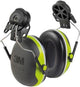 Cuffie antirumore senza marca Peltor x4p3 da 3 m con attacco per casco ad alta visibilità