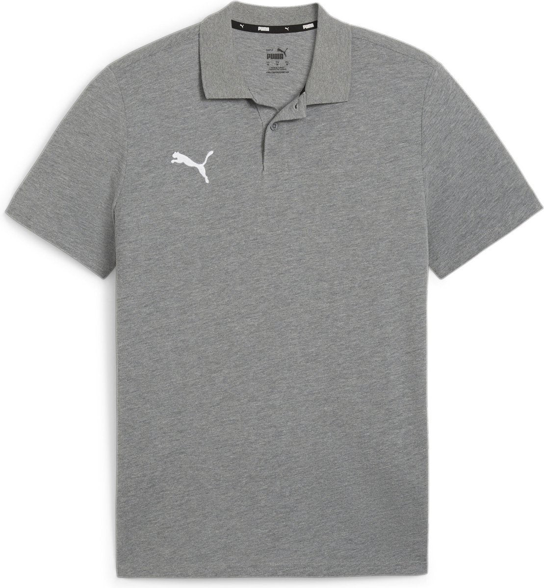 Polo sportiva da uomo Puma Teamgoal Casuals - grigio medio erica - bianco