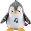 Fisher-price flap wobble penguin - 20 cm hoog - interactieve knuffel