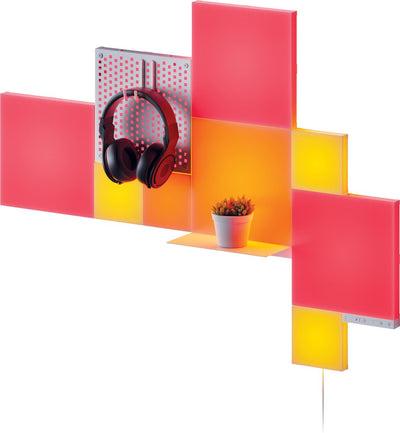 Kit más inteligente combo xl de bloques Nanoleaf - 10 piezas - rgbw - compatible con google, apple, alexa