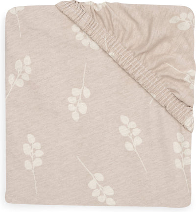Jollein - lenzuolo con angoli jersey 60x120 cm - culla, lettino, lettino - ramoscello - rosa selvatico