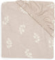 Jollein - sábana ajustable jersey 60x120cm - cuna, cama, cuna - ramita - rosa salvaje