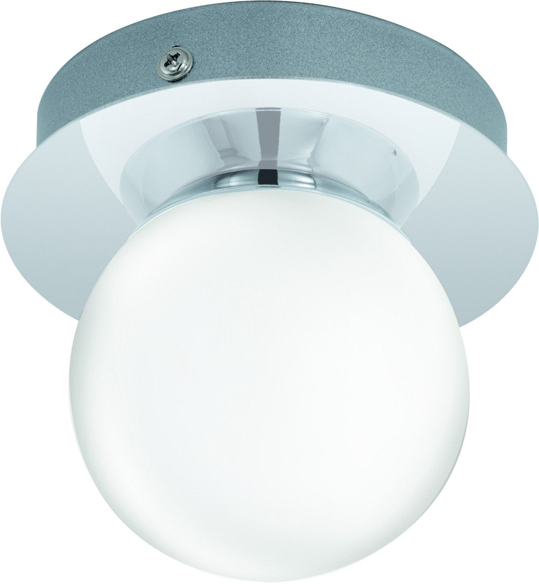 Eglo mosiano - plafondlamp - 1 lichts - led - ø110mm. - chroom - wit