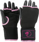 Super pro combat gear binnenhandschoenen met bandage zwart roze extra small