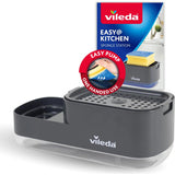 Vileda zeepdispenser met pomp en sponshouder | 2 stuks - afbeelding 1
