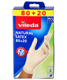 Glove Vileda Natural Latex 80+20