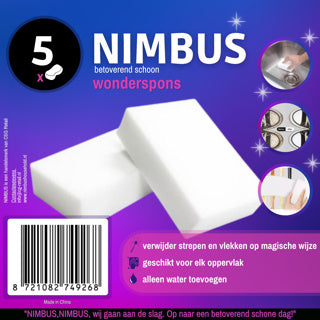 Spugna miracolosa Nimbus 5 pezzi | 10 pezzi