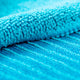Toalla de piso de microfibra de microfibra limpia para el hogar azul 40x60 cm