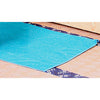 Asciugamano a pavimento in microfibra pulita blu 40x60 cm