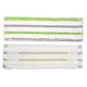 Limpiar ropa de microfibra de microfibra para el hogar verde blanco 2 piezas