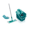 Tergicristallo per pavimento pulito combinato Leifheit M - 33 cm Sistema completo Micro Duo + Static Plus