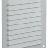 Renson 1015063 - Rejilla de lamas plana aluminio blanco 150x150mm | 10 piezas