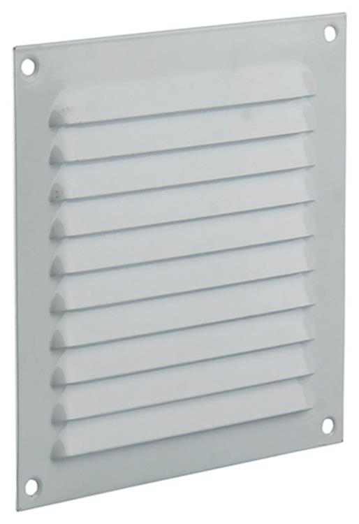 Renson 1015063 - Rejilla de lamas plana aluminio blanco 150x150mm | 10 piezas