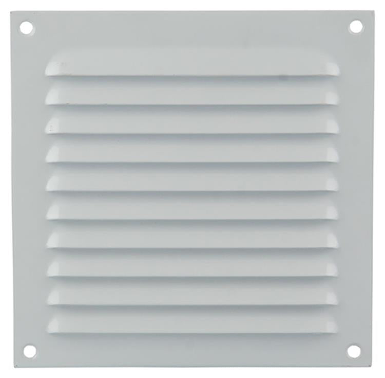 Renson 1015063 - Rejilla de lamas plana aluminio blanco 150x150mm | 10 piezas