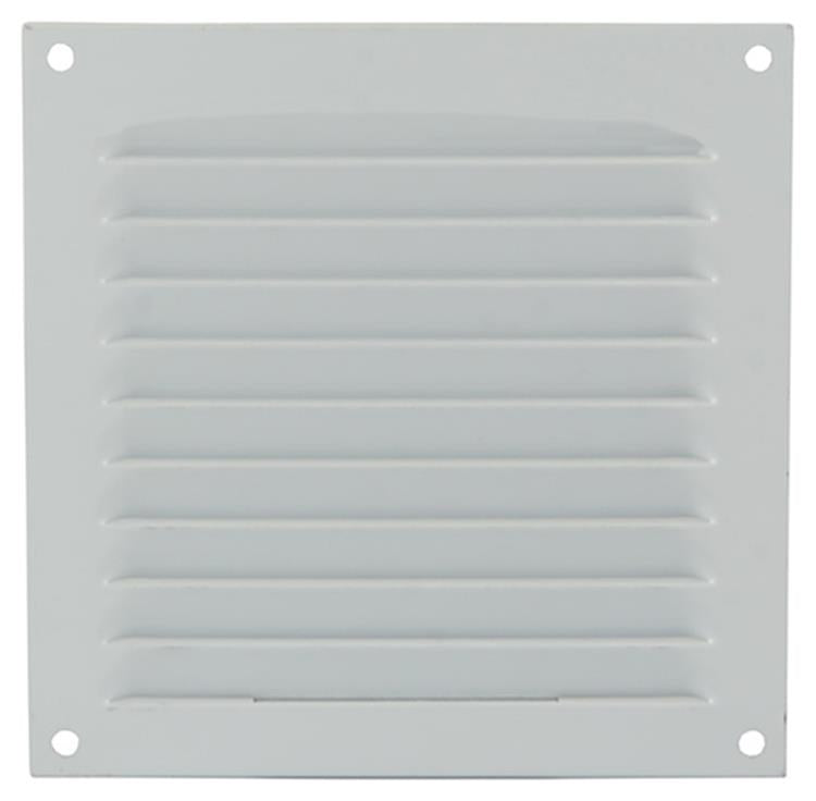 Renson 1015063 - Rejilla de lamas plana aluminio blanco 150x150mm | 10 piezas
