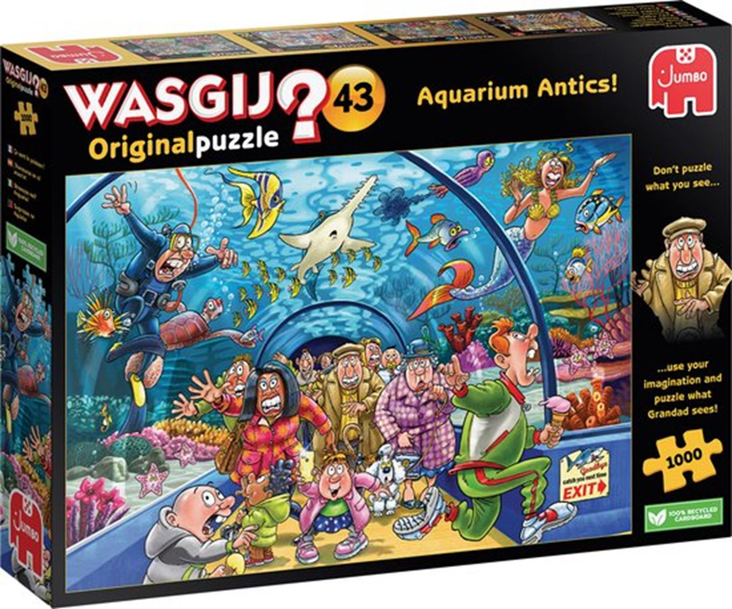 Rompecabezas Wasgij original 43 - no en el gancho, 1000 piezas.