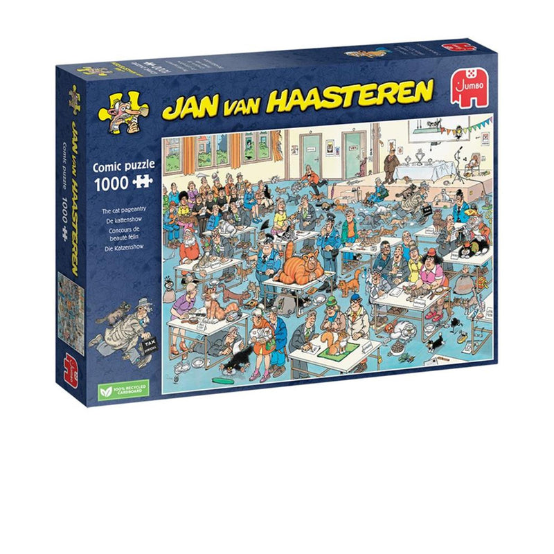 Jan Van Hastesten Jigsaw Puzzle Cat Show, 1000st.