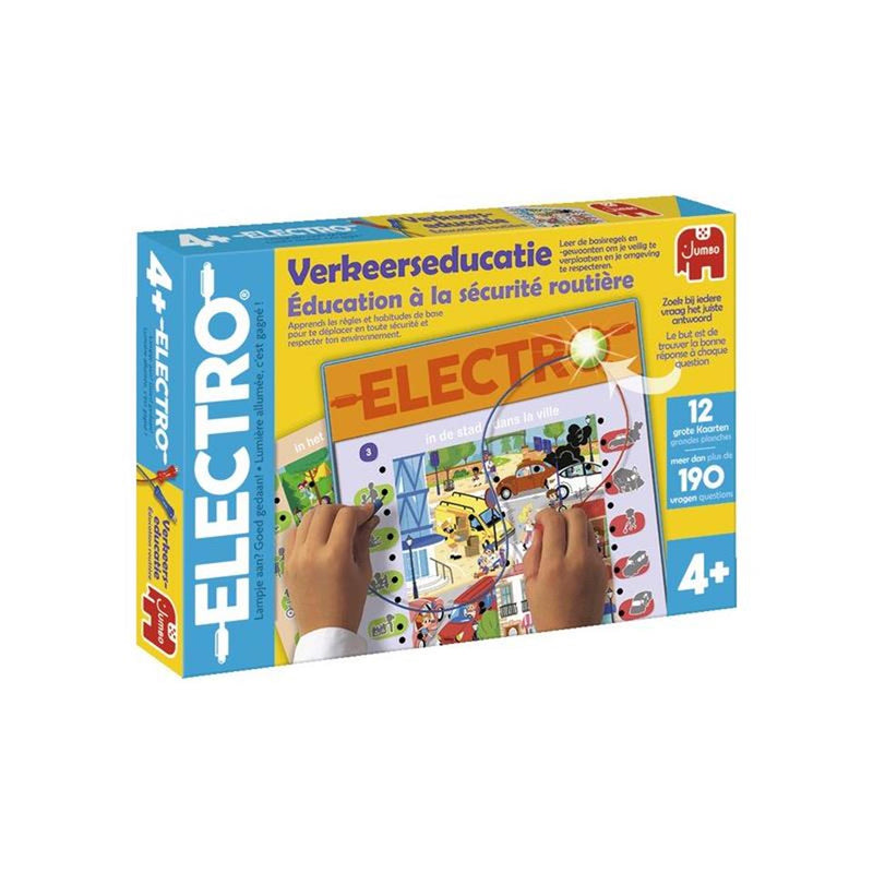 Juego de educación sobre tráfico electro