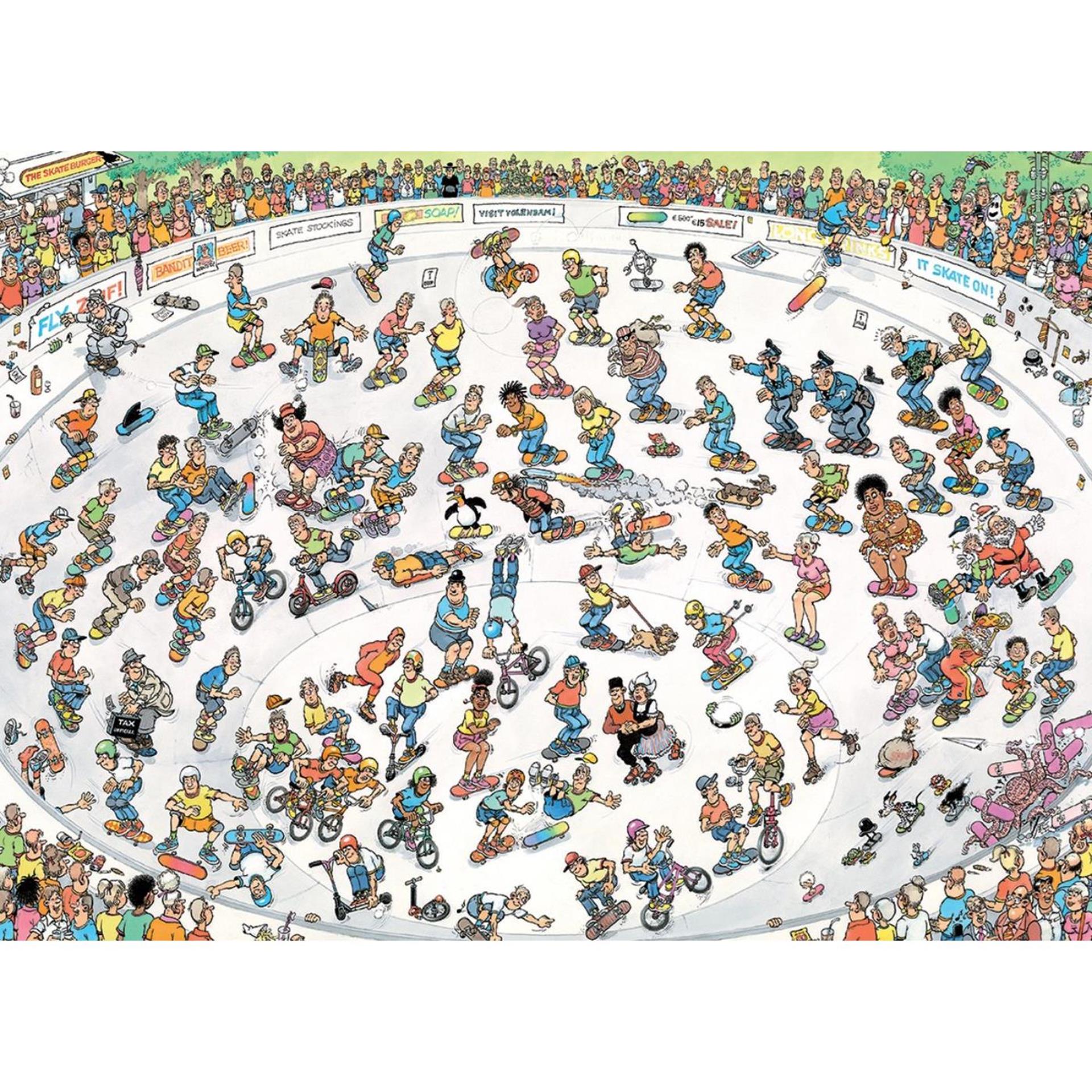 Jumbo jan van haasteren puzzel skateboarden in de bowl 1000 stukjes