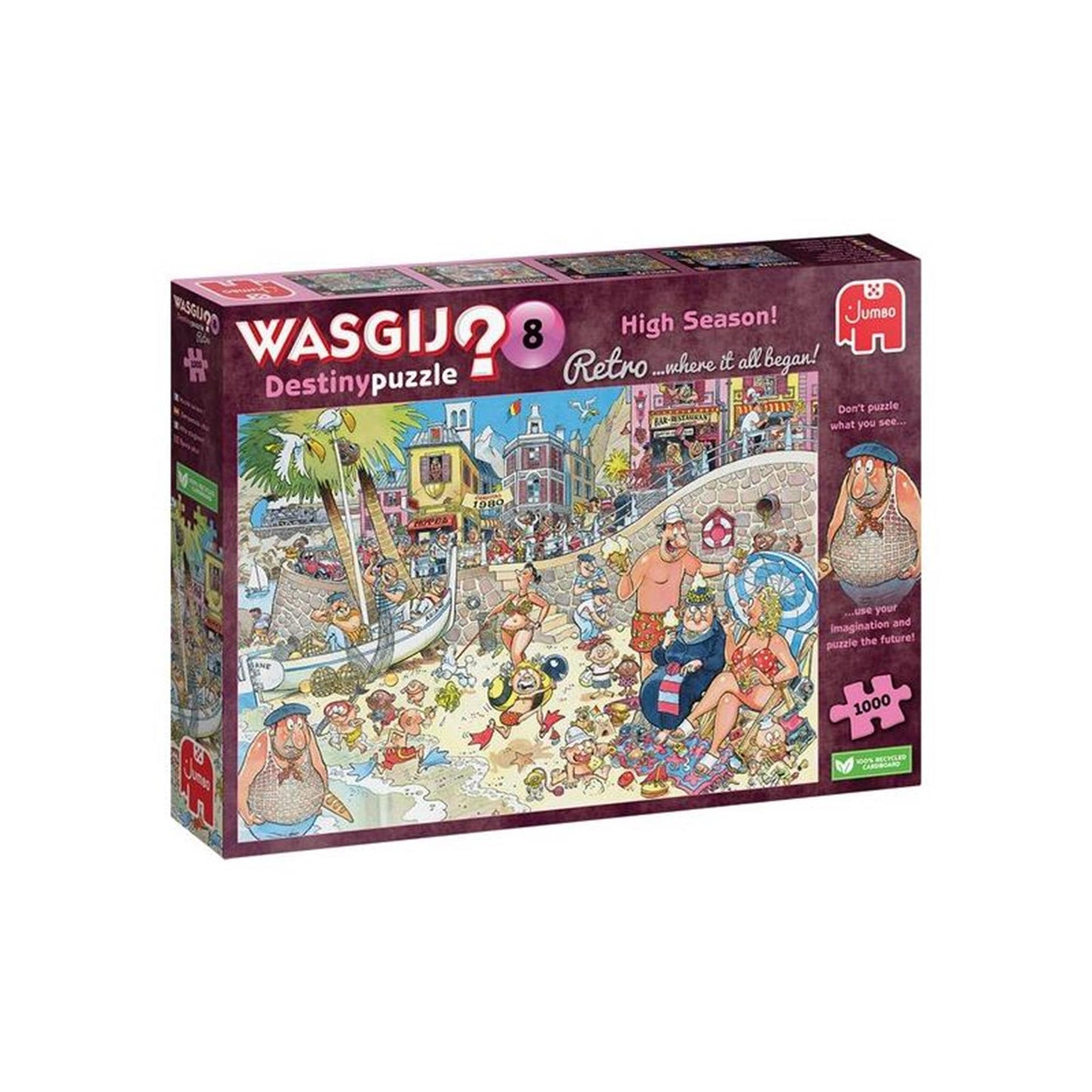 Jumbo Washij Retro Destiny 8 Jigsaw Puzzle High Season!, 1000.