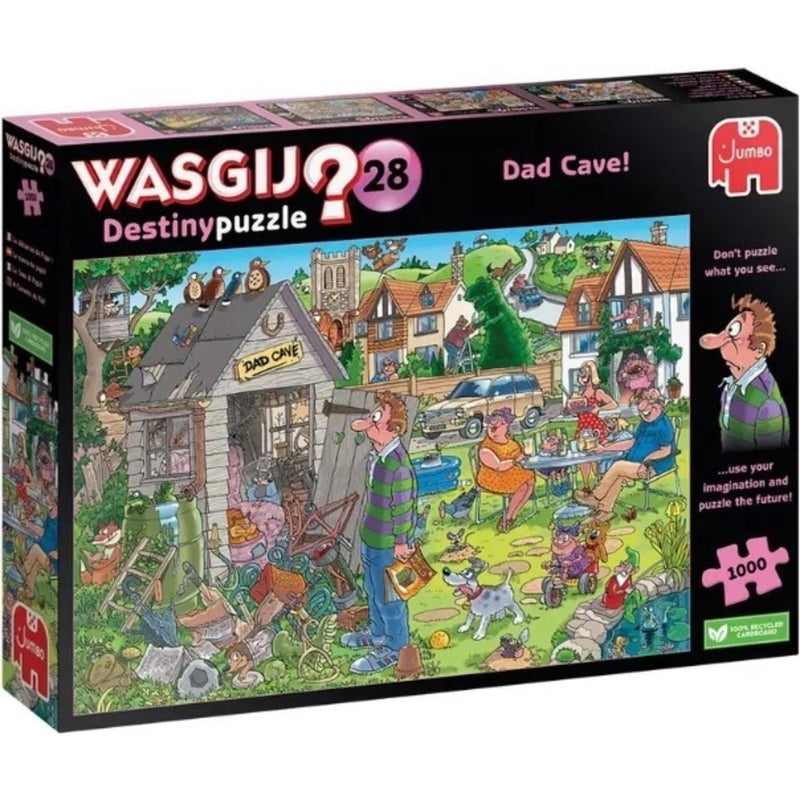 Jumbo wasgij destiny 28 legpuzzel - de mancave van pa, 1000st.