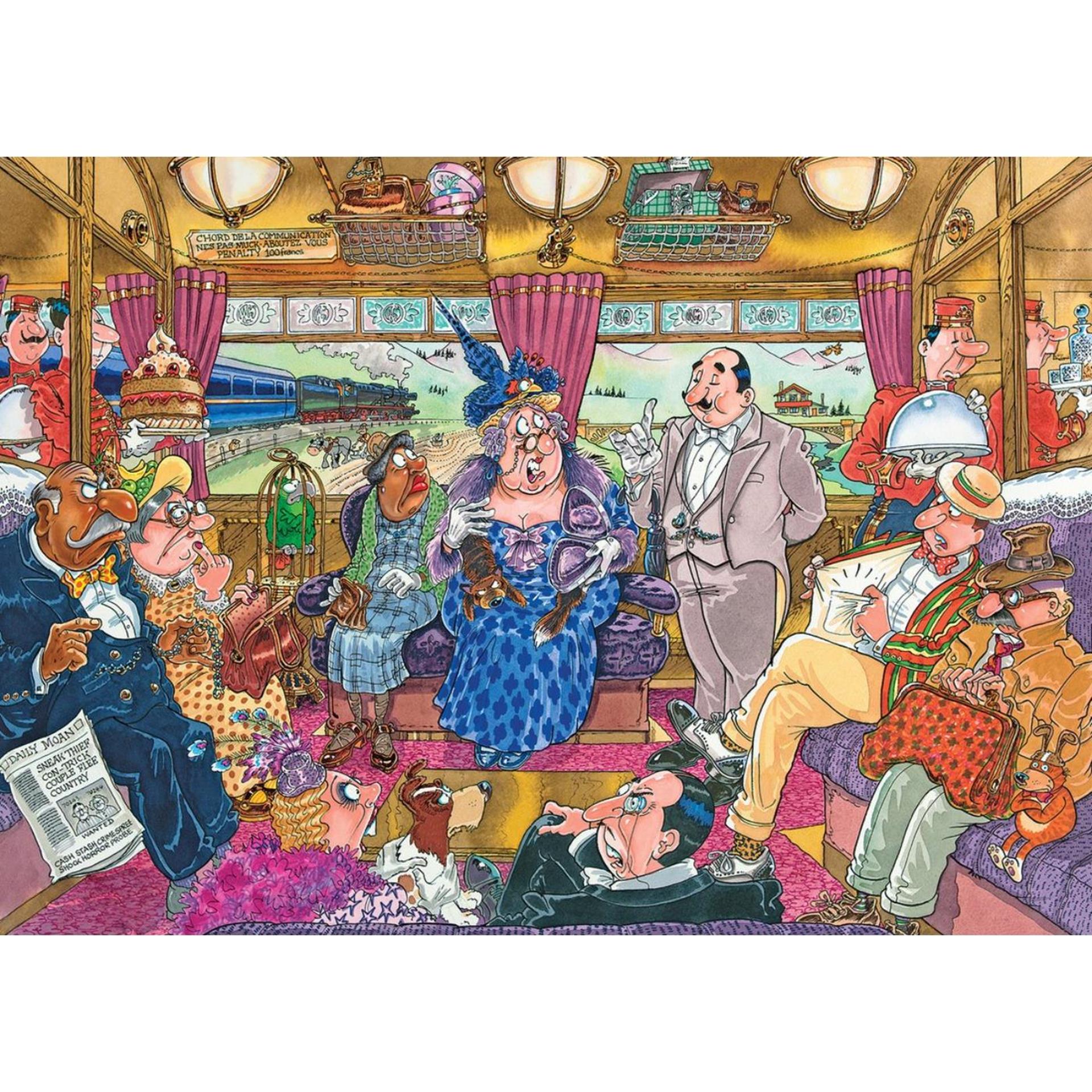 Wasping puzzle retro the big trein rapingy 1000 pezzi