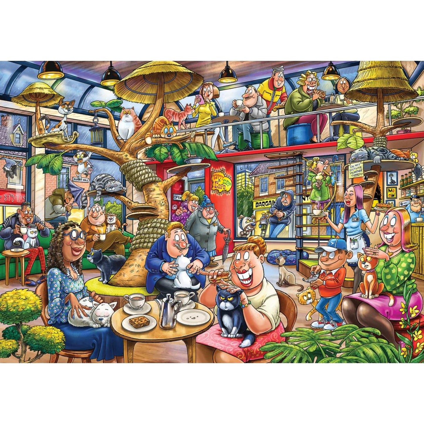Wasping Puzzle Mystery Cat and Mouse Game 1000 pezzi
