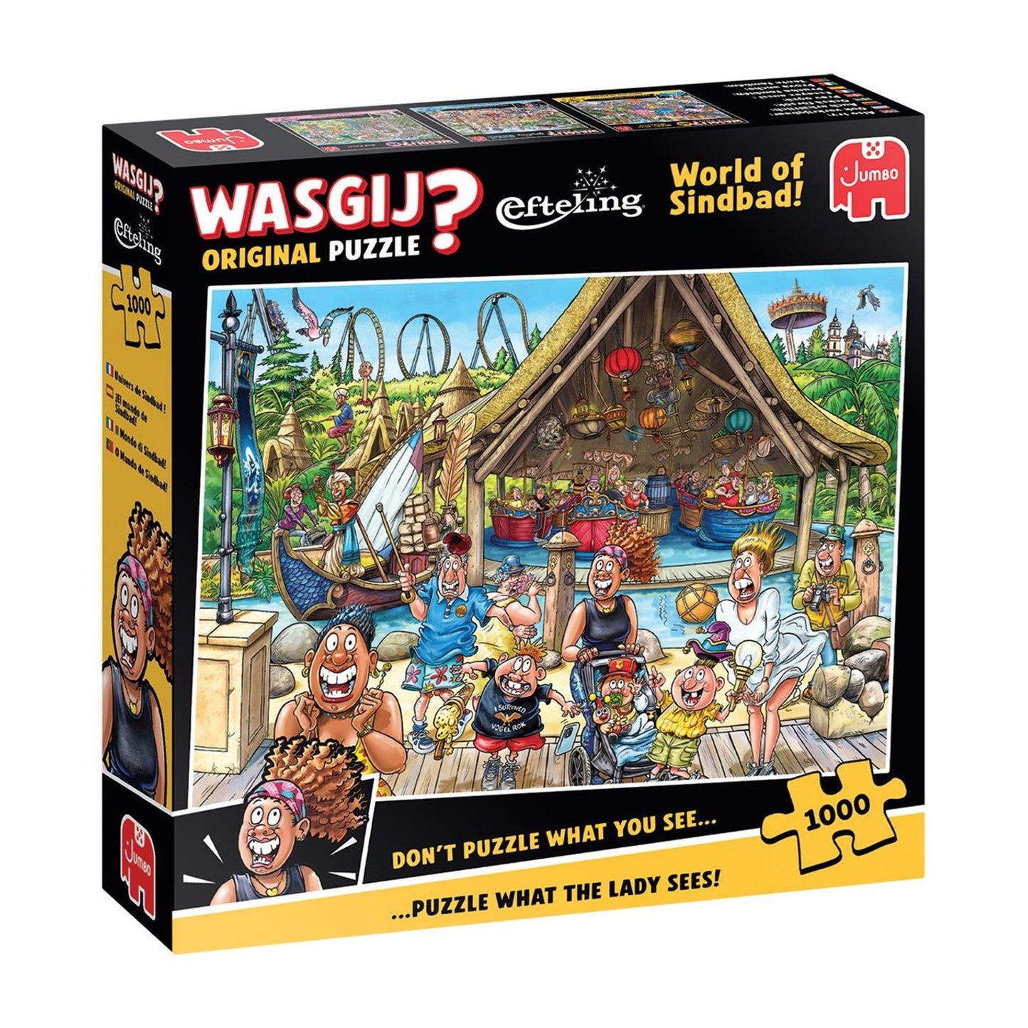 Wasgij Original Puzzle Efteling - World of Sindband! 1000 pezzi