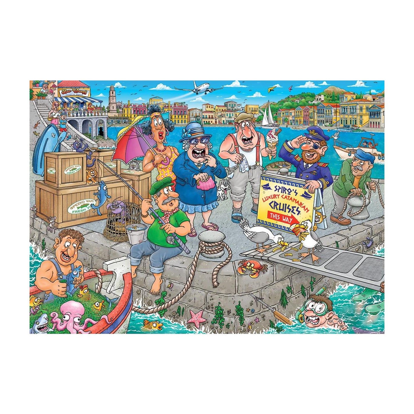 Wasgij Original 47- nella barca! 1000 pezzi