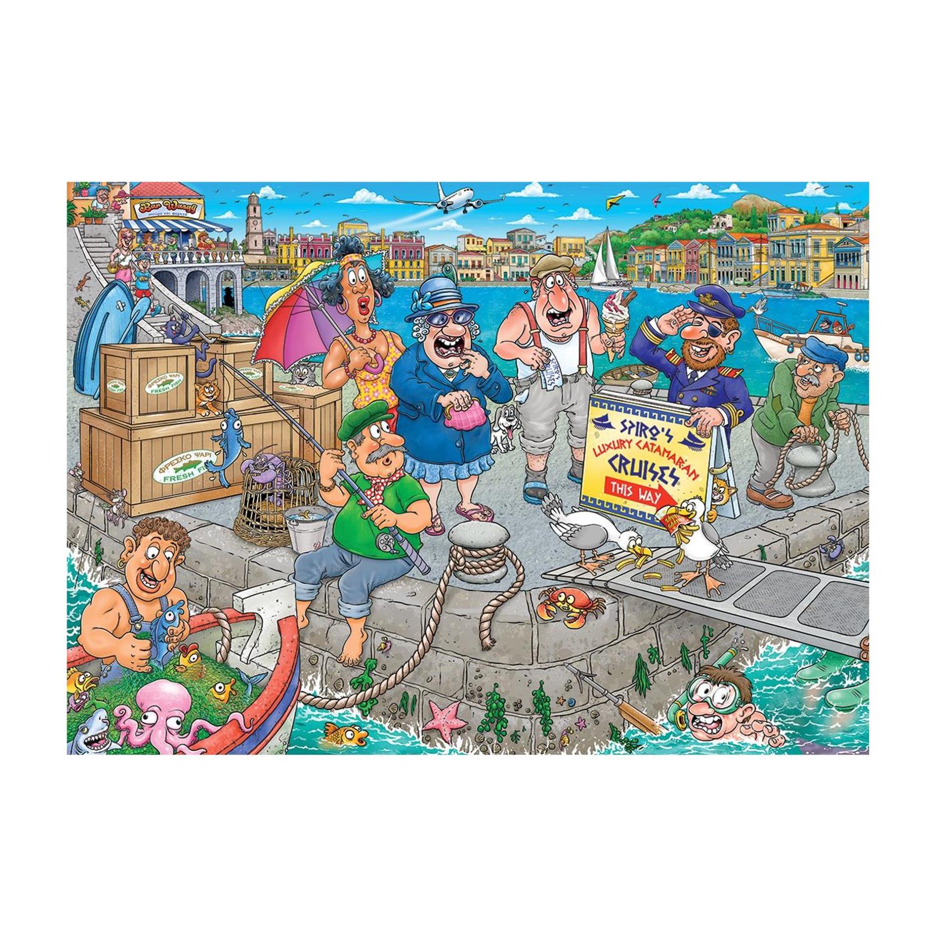 Wasgij Original 47- nella barca! 1000 pezzi