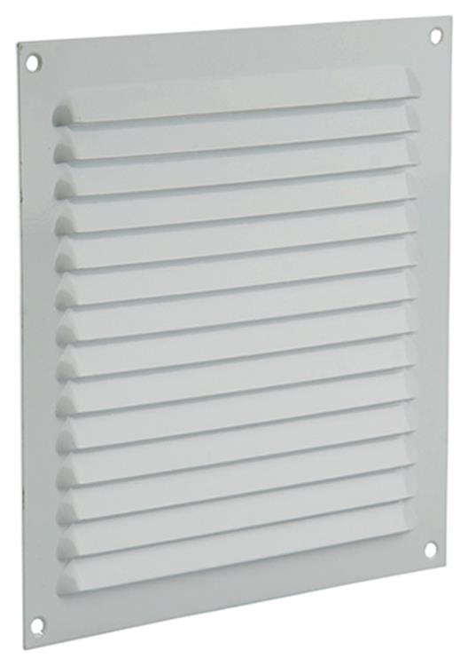 Renson 1015069 - Rejilla de lamas plana aluminio blanco 200x200mm | 10 piezas