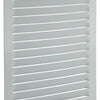 Renson 1015069 - Rejilla de lamas plana aluminio blanco 200x200mm | 10 piezas