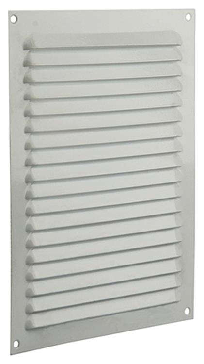 Renson 1015072 - Rejilla de lamas plana aluminio blanco 200x250mm | 10 piezas