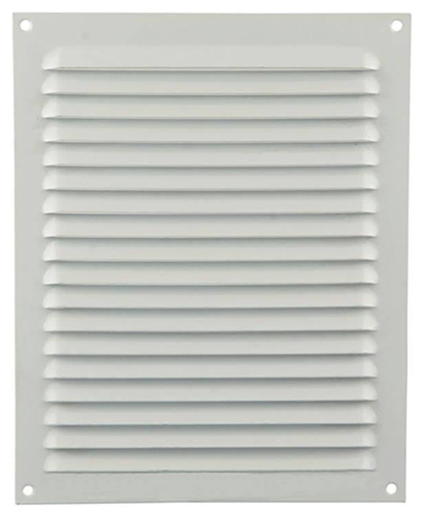 Renson 1015072 - Rejilla de lamas plana aluminio blanco 200x250mm | 10 piezas