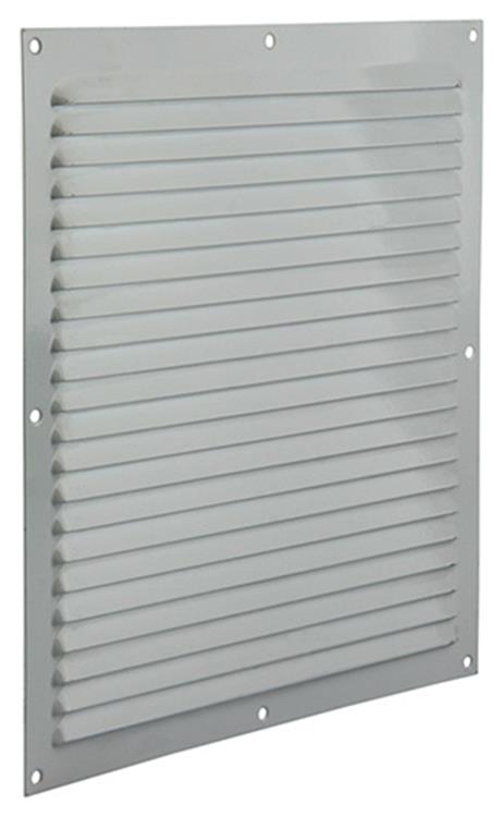 Renson 1015075 - Rejilla de lamas plana aluminio blanco 300x300mm | 10 piezas