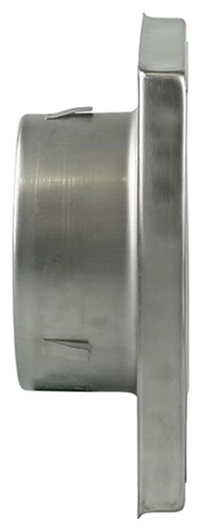 Renson 1006273 - Rejilla campana extractora empotrable acero inoxidable 633 ø125 | 2 piezas
