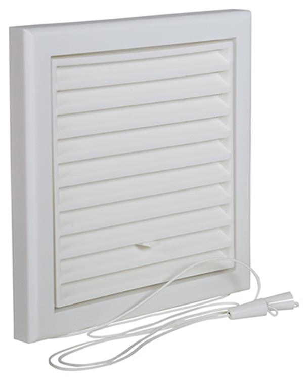 Renson 1006740 - Rejilla PVC 732 blanca 154x154mm | 1 pieza